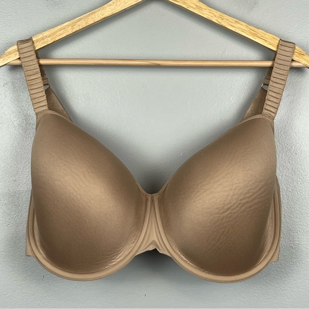 ThirdLove beige 24/7 Classic T-Shirt underwire adjustable strap bra, 36H.